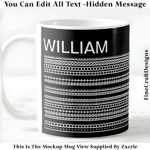 Taza De Café Mejor Estar En Casa & Mensaje Oculto 085