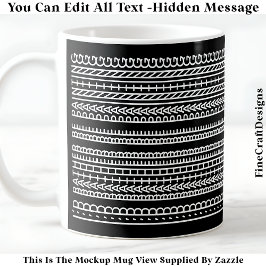 Taza De Café Mejor Estar Pintando Mensaje Oculto 088W Novedad