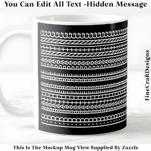 Taza De Café Mejor Estar Pintando Mensaje Oculto 088W Novedad