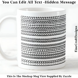 Taza De Café Mejor Estaría Pintando Mensaje Oculto 088 Divertid