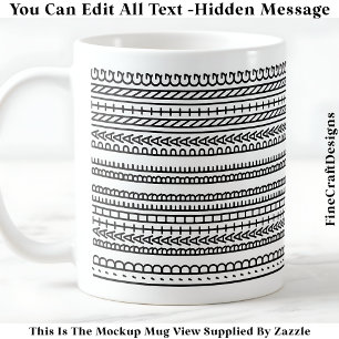 Taza De Café Mejor Estaría Pintando Mensaje Oculto 088 Divertid