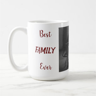 Taza De Café Mejor Familia De 3 Fotografías Personalizadas Coff