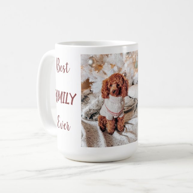 Taza De Café Mejor Familia Personalizada De Café Mug (Anverso izquierdo)