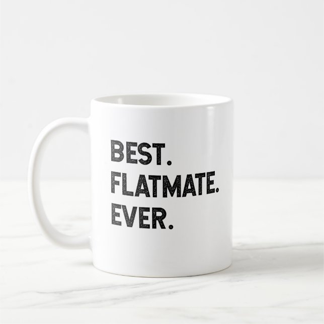Taza De Café Mejor Flatmate de la historia (Izquierda)