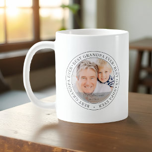 Taza De Café Mejor foto clásica del abuelo jamás moderna