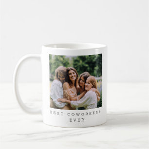 Taza De Café Mejor foto de equipo de compañeros de trabajo