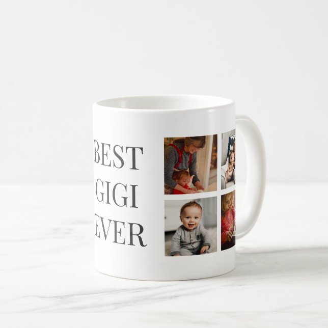 Taza De Café Mejor foto de Gigi nunca personalizada (Anverso derecho)