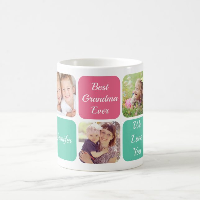 Taza De Café Mejor foto de la abuela (Centro)