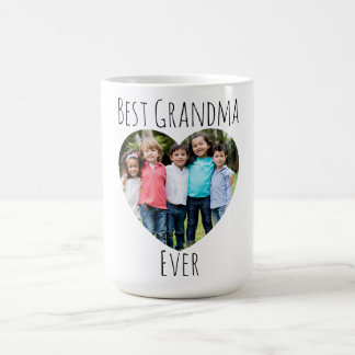 Taza De Café Mejor foto de la abuela de la historia