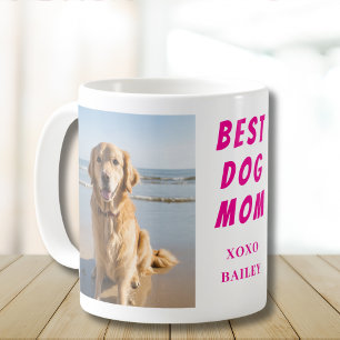 Taza De Café Mejor foto de mamá de perro