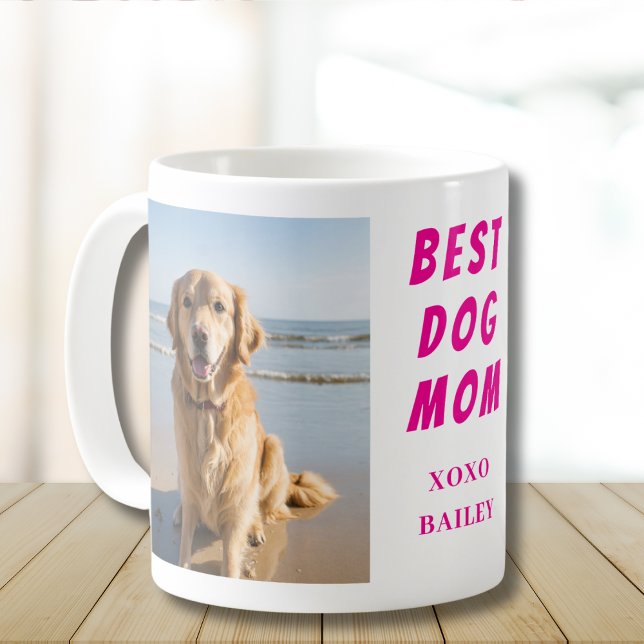 Taza De Café Mejor foto de mamá de perro (Subido por el creador)