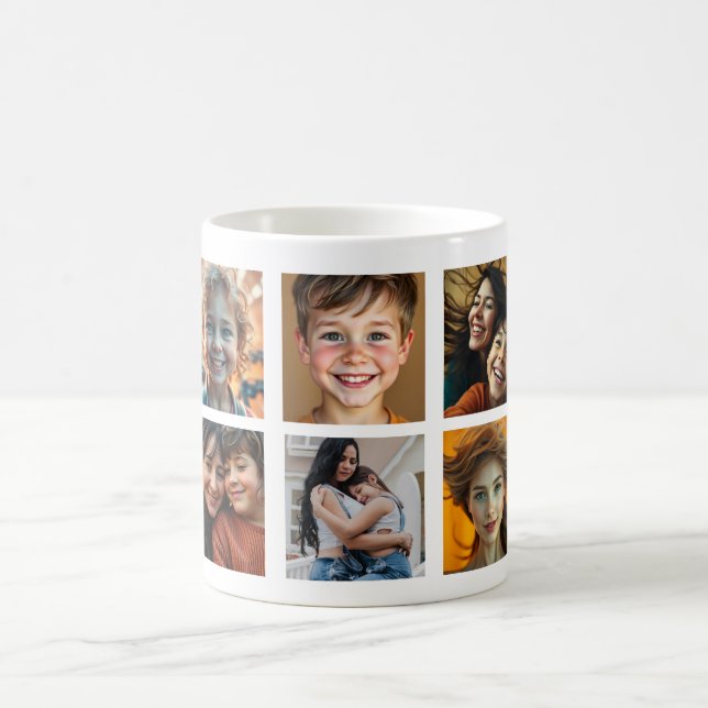 Taza De Café Mejor foto de mamá de Personalizado (Centro)
