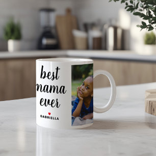 Taza De Café Mejor foto de Mama jamás