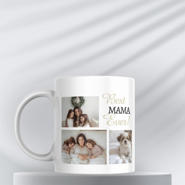 Taza De Café Mejor foto de mamá Personalizado - Regalos para ma (Best Mom Custom Photo Gifts Mug)