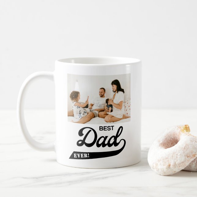 Taza De Café Mejor foto de papá (Con donut)