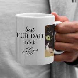 Taza De Café Mejor foto de papá de piel