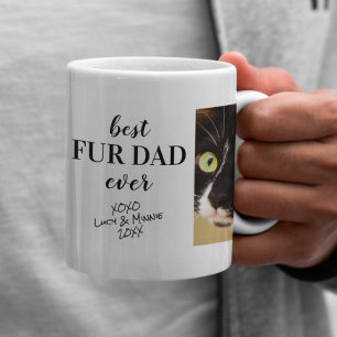 Taza De Café Mejor foto de papá de piel