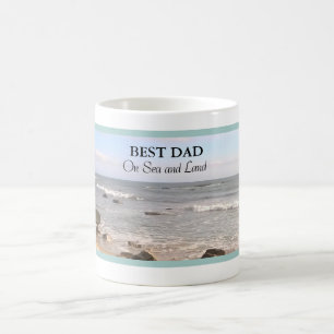 Taza De Café Mejor foto de papá del cielo azul del Océano Atlán