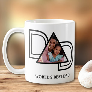 Taza De Café Mejor foto de papá del mundo