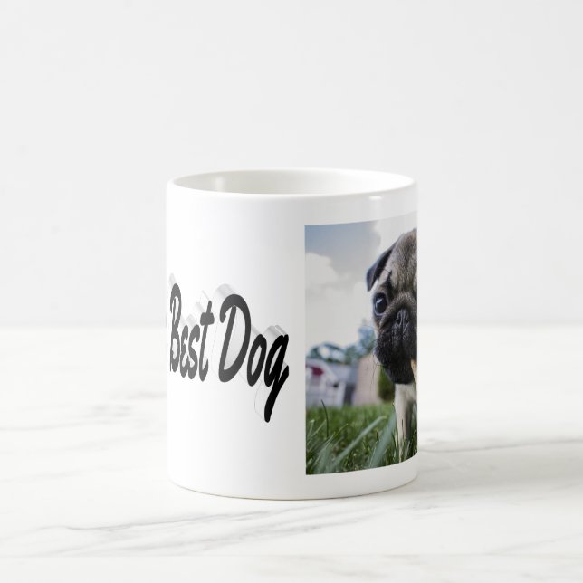 Taza De Café Mejor foto de perro (Centro)
