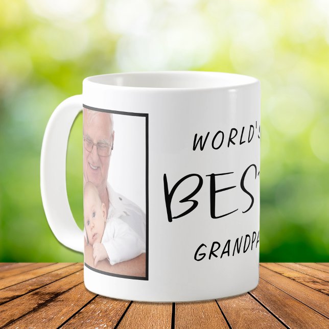 Taza De Café Mejor foto del abuelo (Subido por el creador)