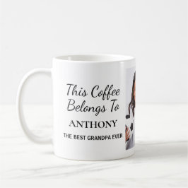 Taza De Café Mejor foto del abuelo