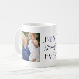 Taza De Café Mejor foto del abuelo Personalizado