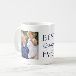 Taza De Café Mejor foto del abuelo Personalizado