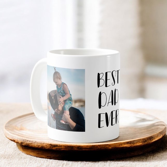 Taza De Café Mejor foto moderna de papá (Subido por el creador)