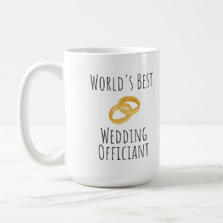 Taza De Café Mejor funcionario Boda del mundo - Gracias compañí