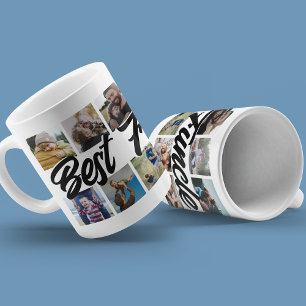 Taza De Café Mejor Funcle simple Collage de fotos de la histori