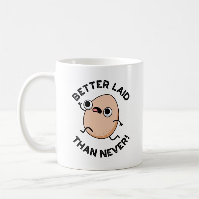 Taza De Café Mejor Fundido Que Nunca Gracioso Huevo Huevo (Izquierda)