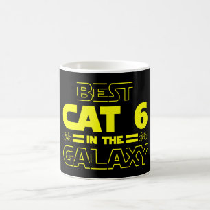 Taza De Café Mejor Gato 6 En La Galaxia