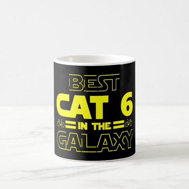 Taza De Café Mejor Gato 6 En La Galaxia (Centro)