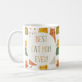Taza De Café Mejor Gato De Mamá Siempre Whimsical Foto