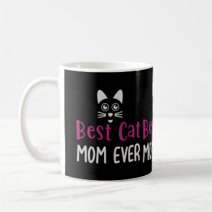 Taza De Café Mejor Gato De Todos Los Tiempos Tipografía Minimal