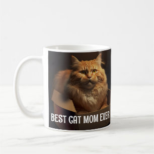 TAZA DE CAFÉ MEJOR GATO MAMÁ DE LA HISTORIA PERSONALIZADO FOTO