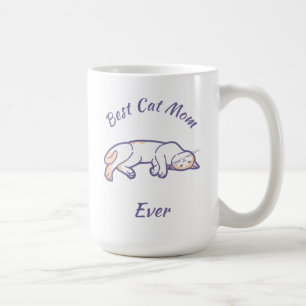 Taza De Café Mejor Gato Mamá Jamás Café Mug