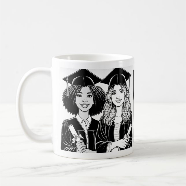Taza De Café Mejor Graduación de Amigos 2024 (Izquierda)