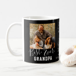 Taza De Café MEJOR GRANDPA DEL Día del Padre foto Personalizado