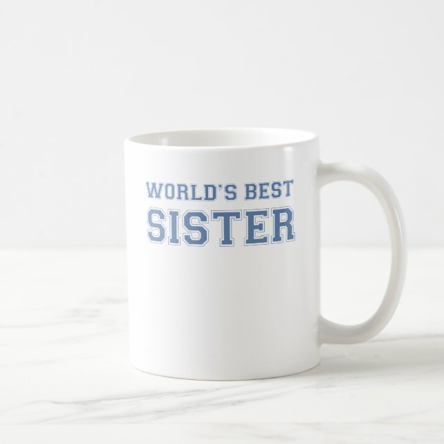 Taza De Café Mejor Hermana del Mundo (Derecha)