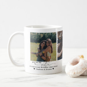 Taza De Café Mejor Hermana   Minimalista Moderno 3 Fotos