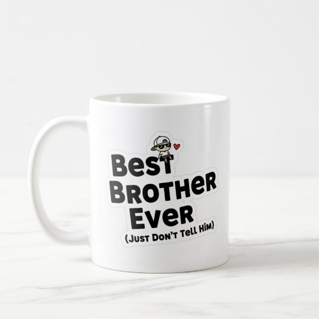 Taza De Café Mejor Hermano Ever Mug (Izquierda)