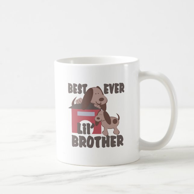 Taza De Café Mejor Hermano Pequeño Nunca / Doghouse (Derecha)