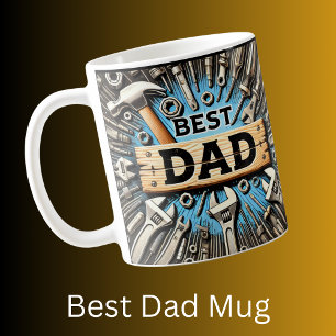 Taza De Café Mejor herramientas para papá regalo de cumpleaños