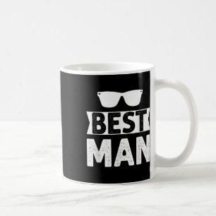 Taza De Café Mejor hombre bodas padrinos divertido novia desped