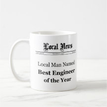 Mejor Ingeniero del Año Mug - Para Él