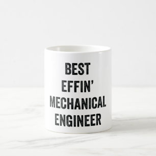 Taza De Café Mejor ingeniero mecánico de la vida