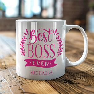 Taza De Café Mejor Jefe de la Guerra Personalizada