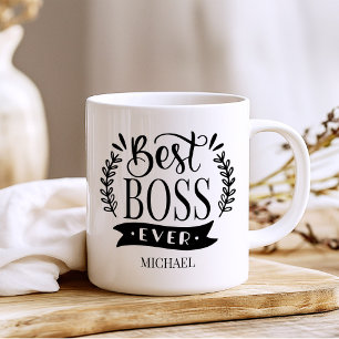 Taza De Café Mejor Jefe de la Guerra Personalizada